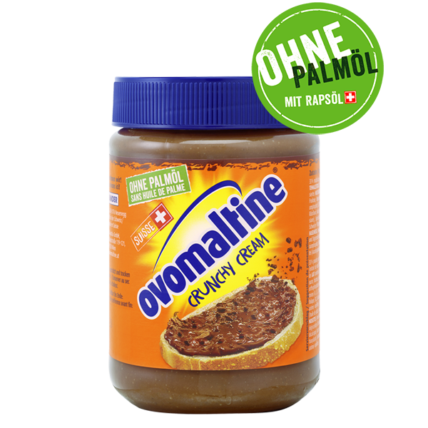 Ovomaltine Crunchy Cream Brotaufstrich Ovomaltine.ch